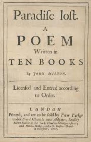 John Milton begins Paradise Lost