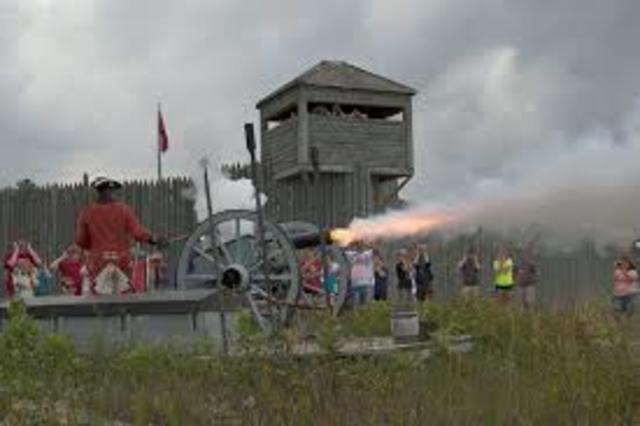 Fort Michilimackinac surrenders to British-Canadian forces