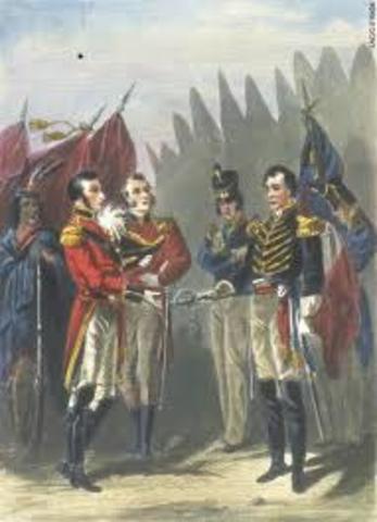 General Hull surrenders