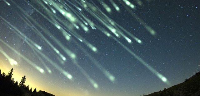 La segunda lluvia de meteoritos