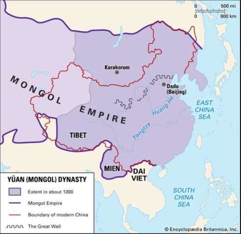 Yuan Dynasty; Mongol Rule