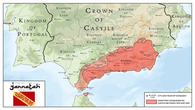 End of Almohad Rule,Kingdom of Granada