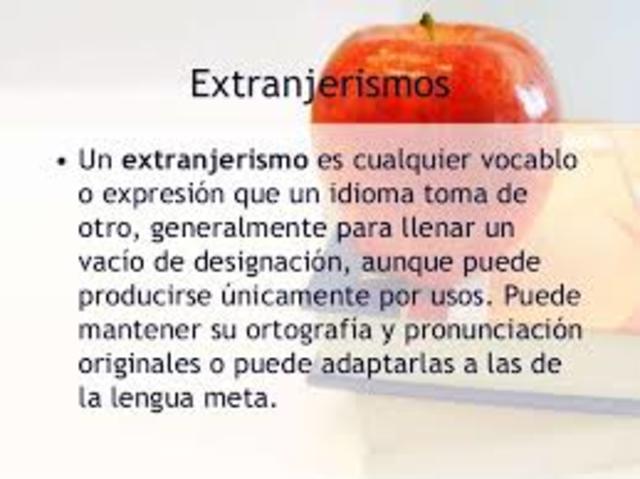 Los extranjerismos