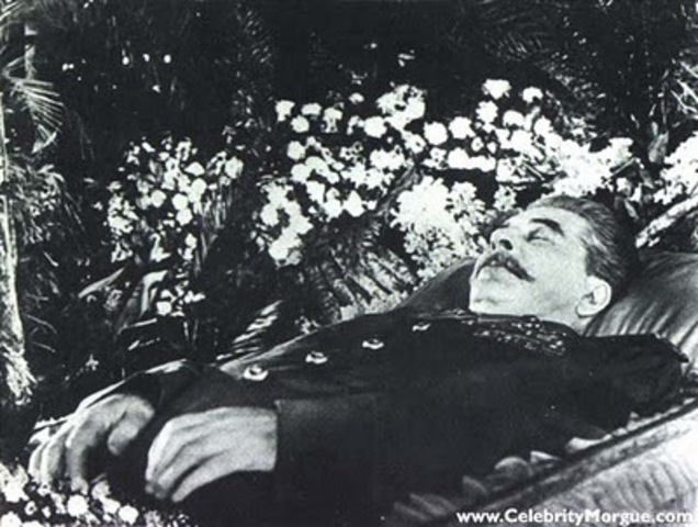 Muerte de Stalin y entrada de Khrushchev