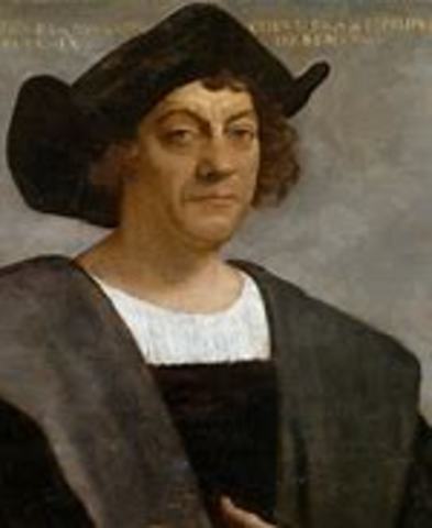 Christopher Colombus reaches the Americas