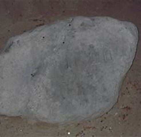 The Mayflower lands at Plymouth Rock, Masssachusetts