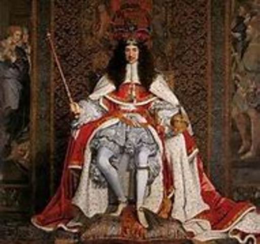 Puritan Commonwealth ends; monarchy is restored with Charles II