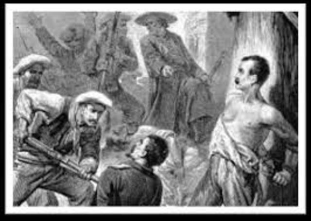 Revuelta de los agraviados o “malcontents”.