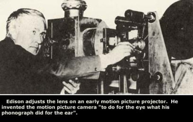 First motion picture camera