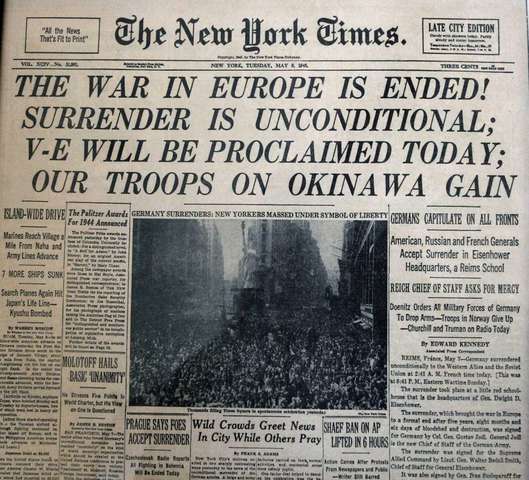 WWII Ends in Europe