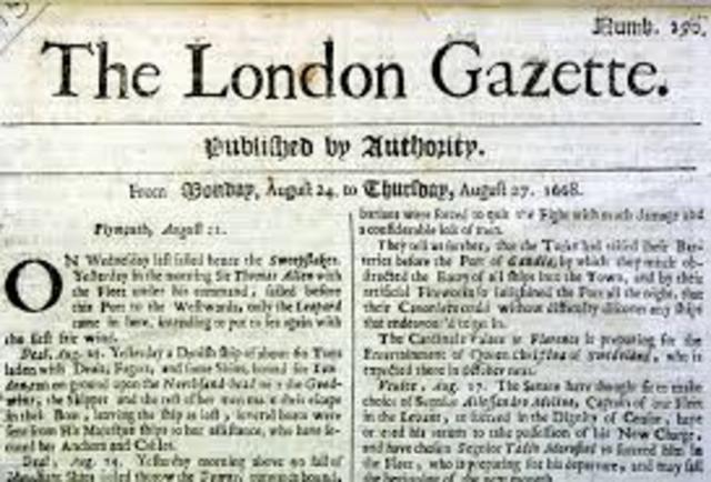 Newspapers are first published in Lindon