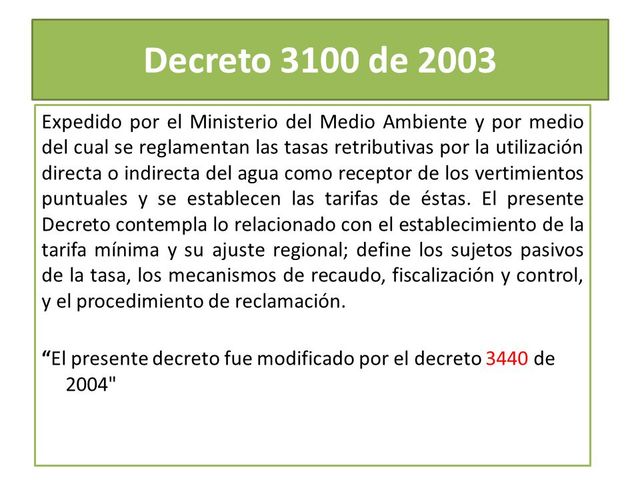 decreto 3100