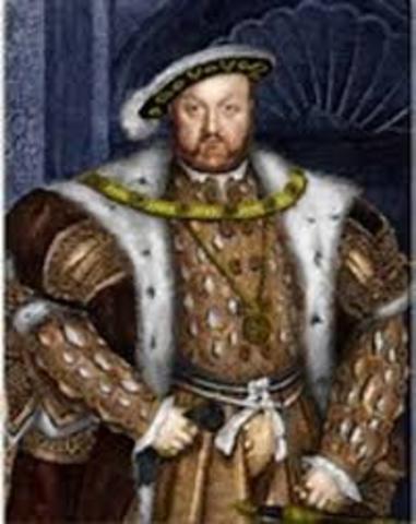 With the Supremacy Act, Henry VIII proclaims himself head of Church of England