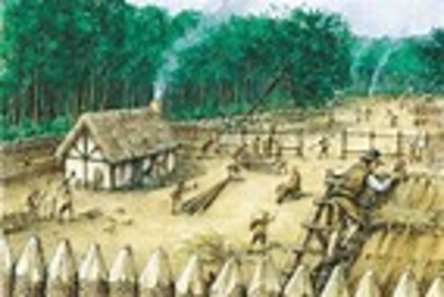 First permanent English settlement in North America is established at Jamestown, Virginia
