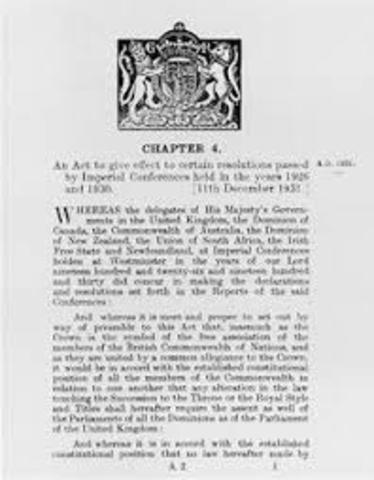 Statute of Westminster