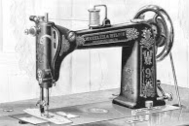 B. Thimonnier invents a sewing machine.