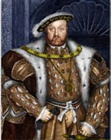 With the Supremacy Act, Henry VIII proclaims himself head of church of England
