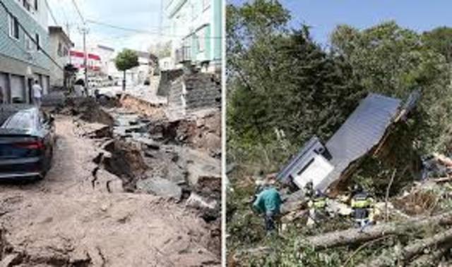 Hokkaido Earthquake, Japan