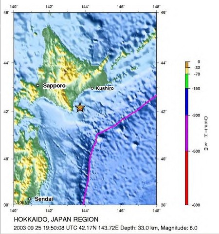 Hokkaido Earthquake (Japan)