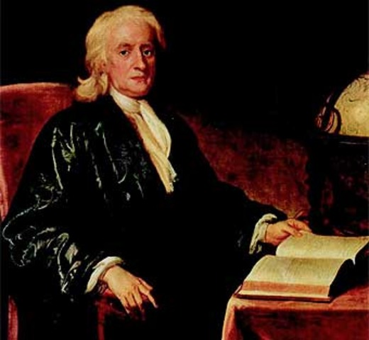 1665: Newton describe la gravedad