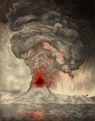 Krakatoa Eruption Java/Sumatra