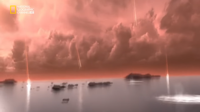 Segunda lluvia de meteoritos