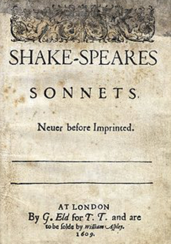 Shakespeare’s sonnets are published