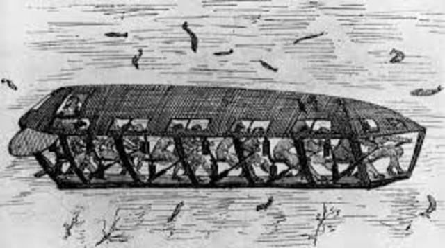 Earliest Human Powered Submarine