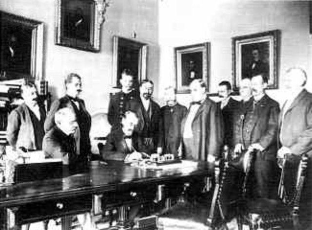 The Treaty of Paris officially ended the war.