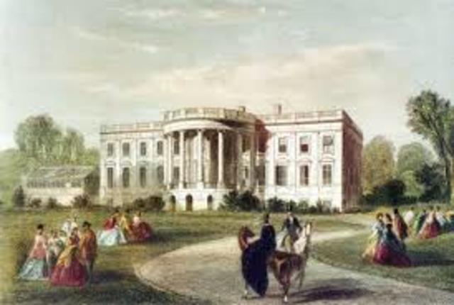 First White House Built