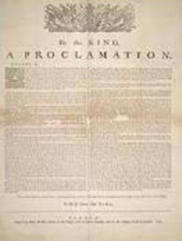 The Proclamation of 1763