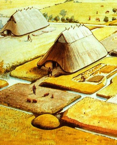 Eerste dorpen in Nederland 500 v.0