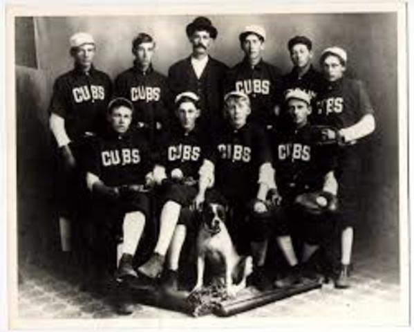 World series in 1908