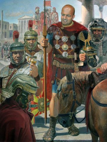 Pompeyo no compartió su cargo de cónsul, sino que fue consul sine collega (52a.C.)