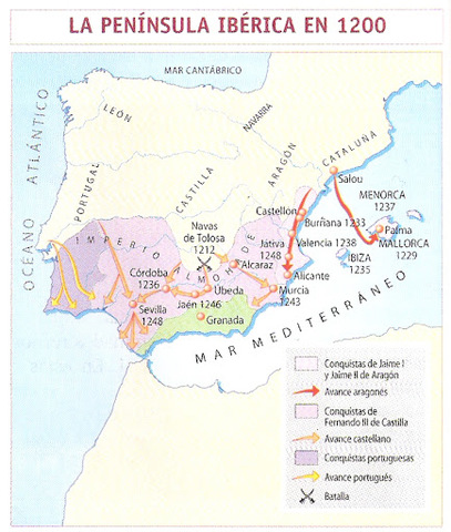 Conquistas cristianas siglo XIII