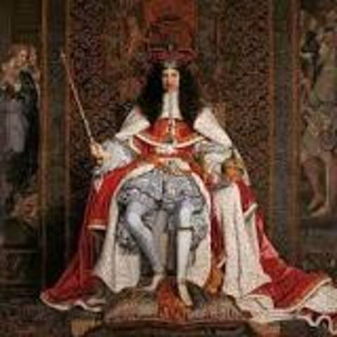 Puritan commonwealth ends; monarchy is restored with Charles II