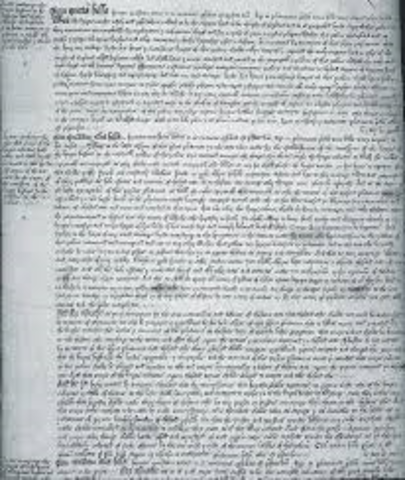 With the Supremacy Act, Henry VIII proclaims himself head of Church of England