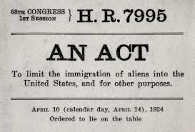 Immigration Act of 1924