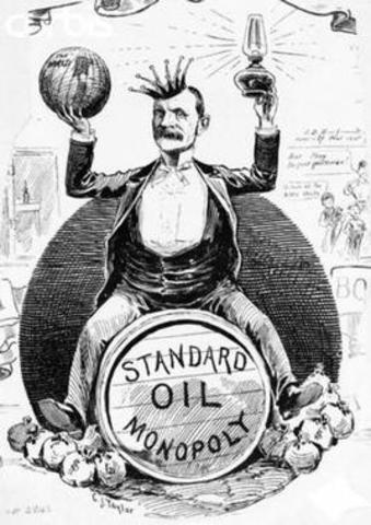 John D. Rockefeller starts Standard Oil