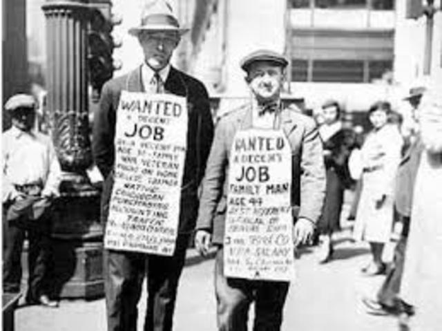 Beginning of the Great Depression