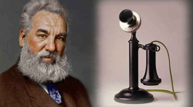 Alexander Graham Bell invents the telephone