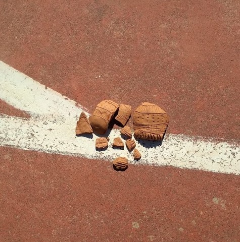 RECIPIENT DE CERÀMICA DECORAT