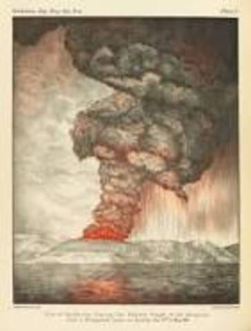 Krakatoa eruption-(java/sumatra)