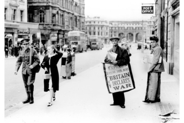 Britian Declared war against Germany