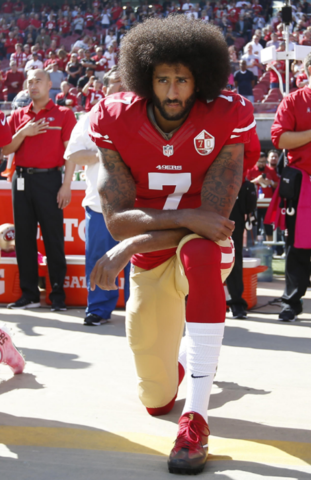 Colin Kaepernick Kneels