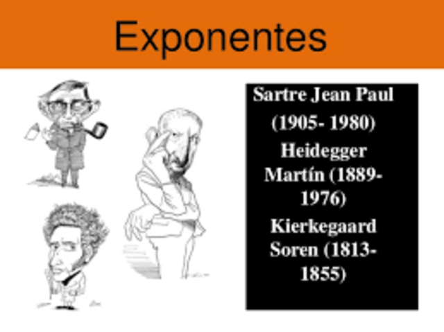 EL EXISTENCIALISMO (1889 - 1976) Despoja al yo de su fundamento ontológico y lo define como un absoluto existir que se desenvuelve en una dramática contradicción de ser o no ser.