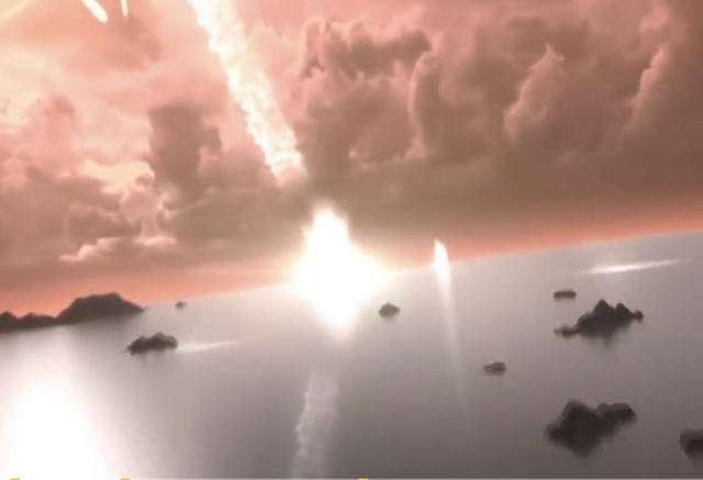 Segunda lluvia de meteoritos