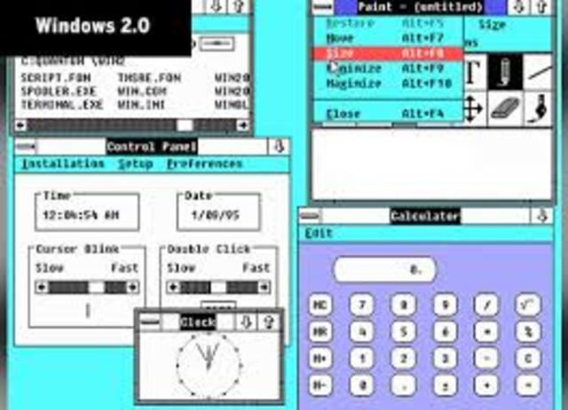 Segundo lanzamiento Windows 2.0
