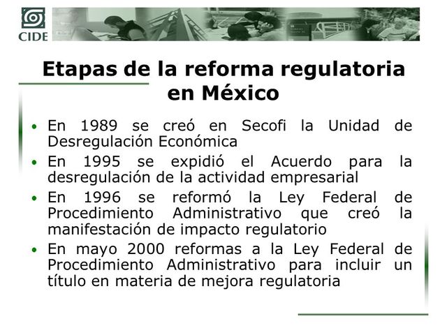 Acuerdo para la creación de empresas en la Ciudad de México y reforma a la LFPA