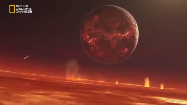 la formación de la luna